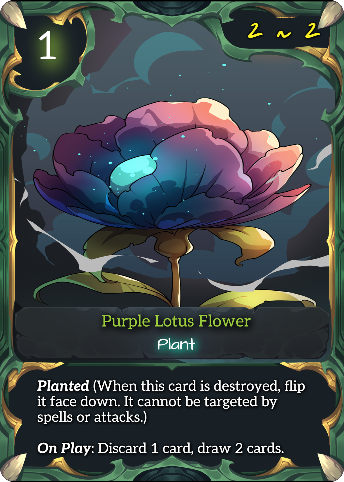 Purple Lotus Flower