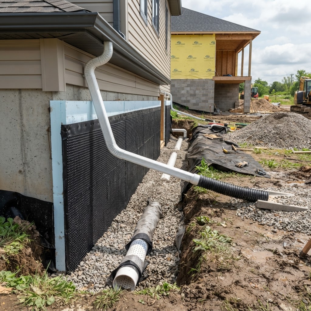 Ensuring Proper Drainage Around Your Home: The Importance of Blueskin