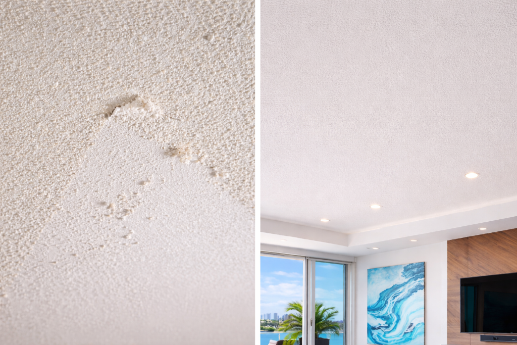 Popcorn Ceiling Removal