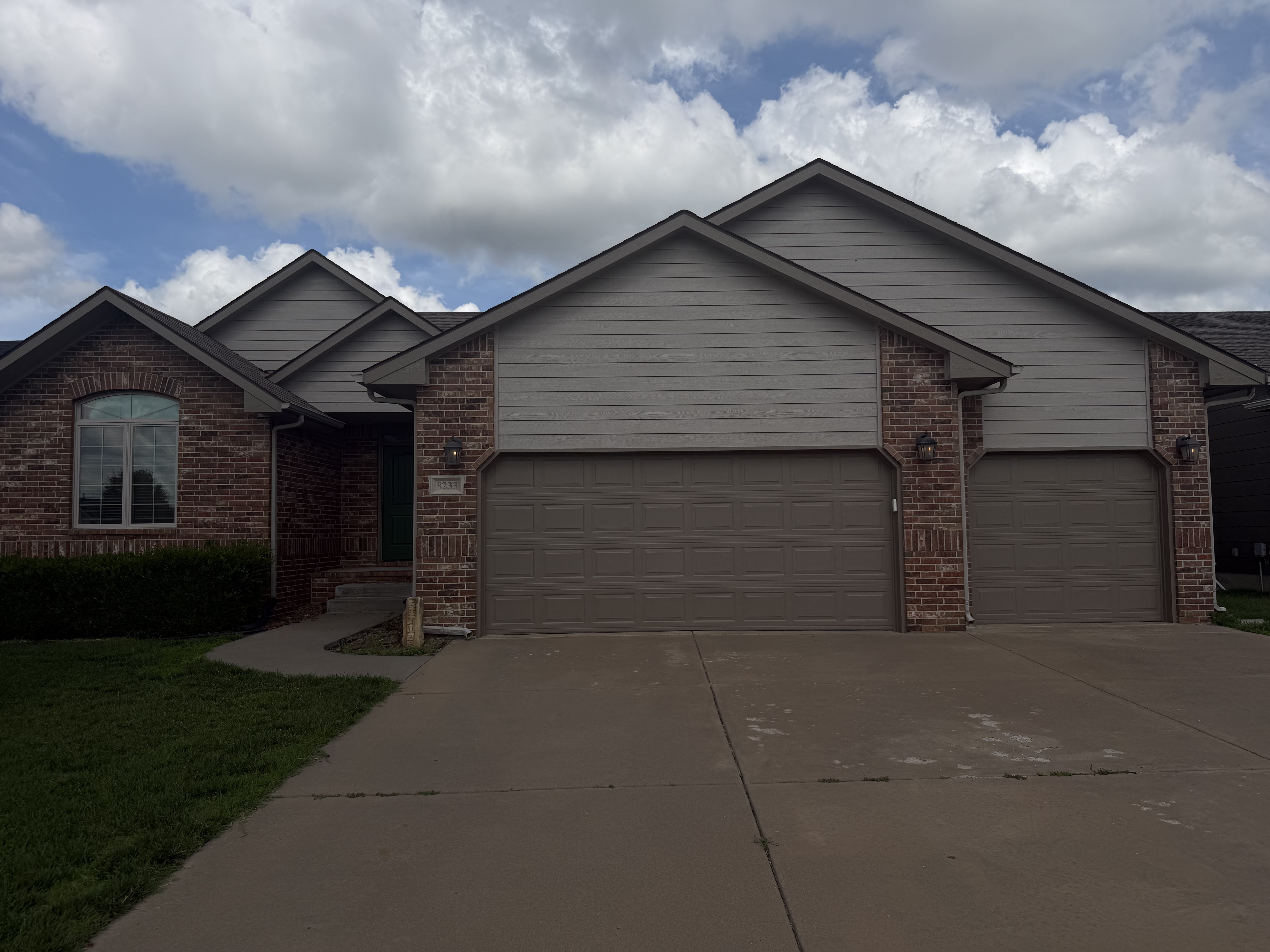 Painting work - residential home exterior