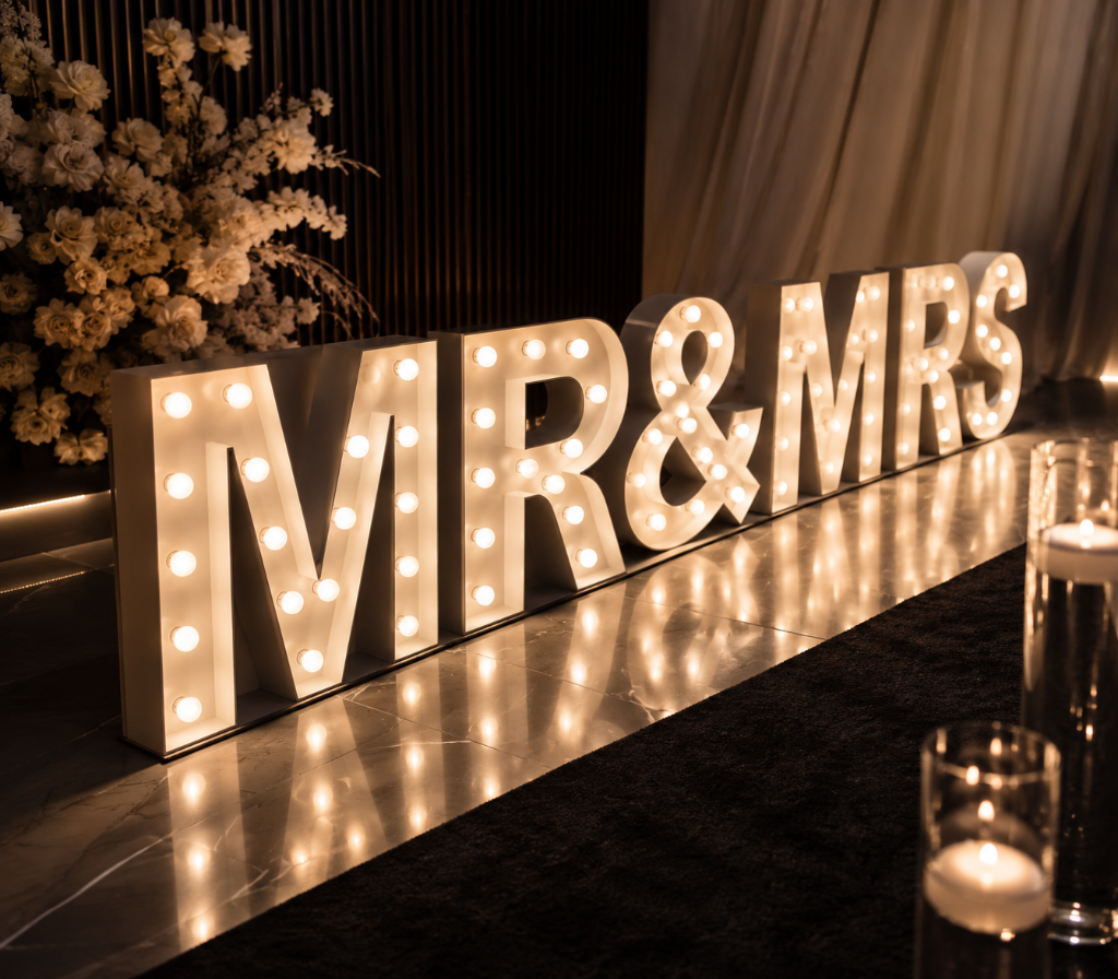 Light Up Letters hire in Brisbane and the Gold Coast