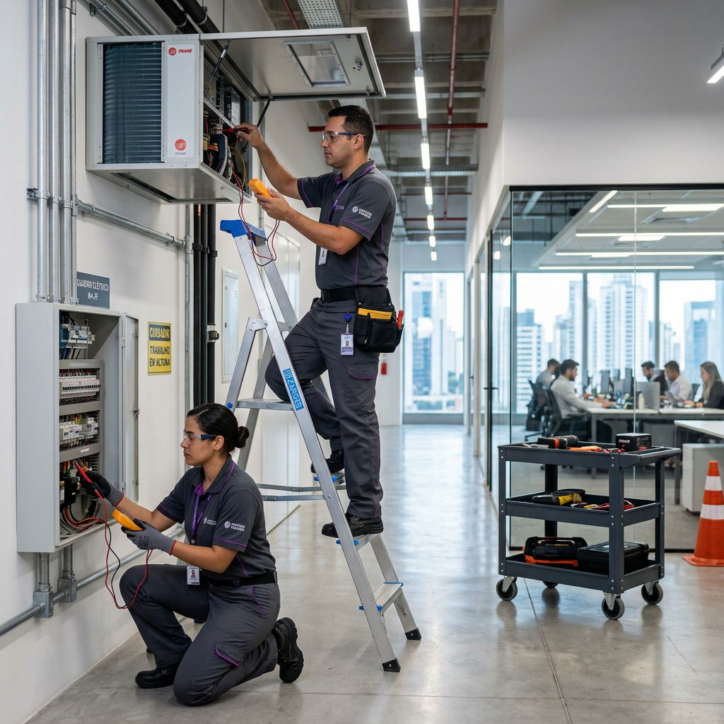 Tecnologia em Sistemas de Ar Condicionado Corporativo: Eficiência e Sustentabilidade