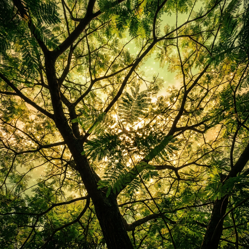 Acacia canopy