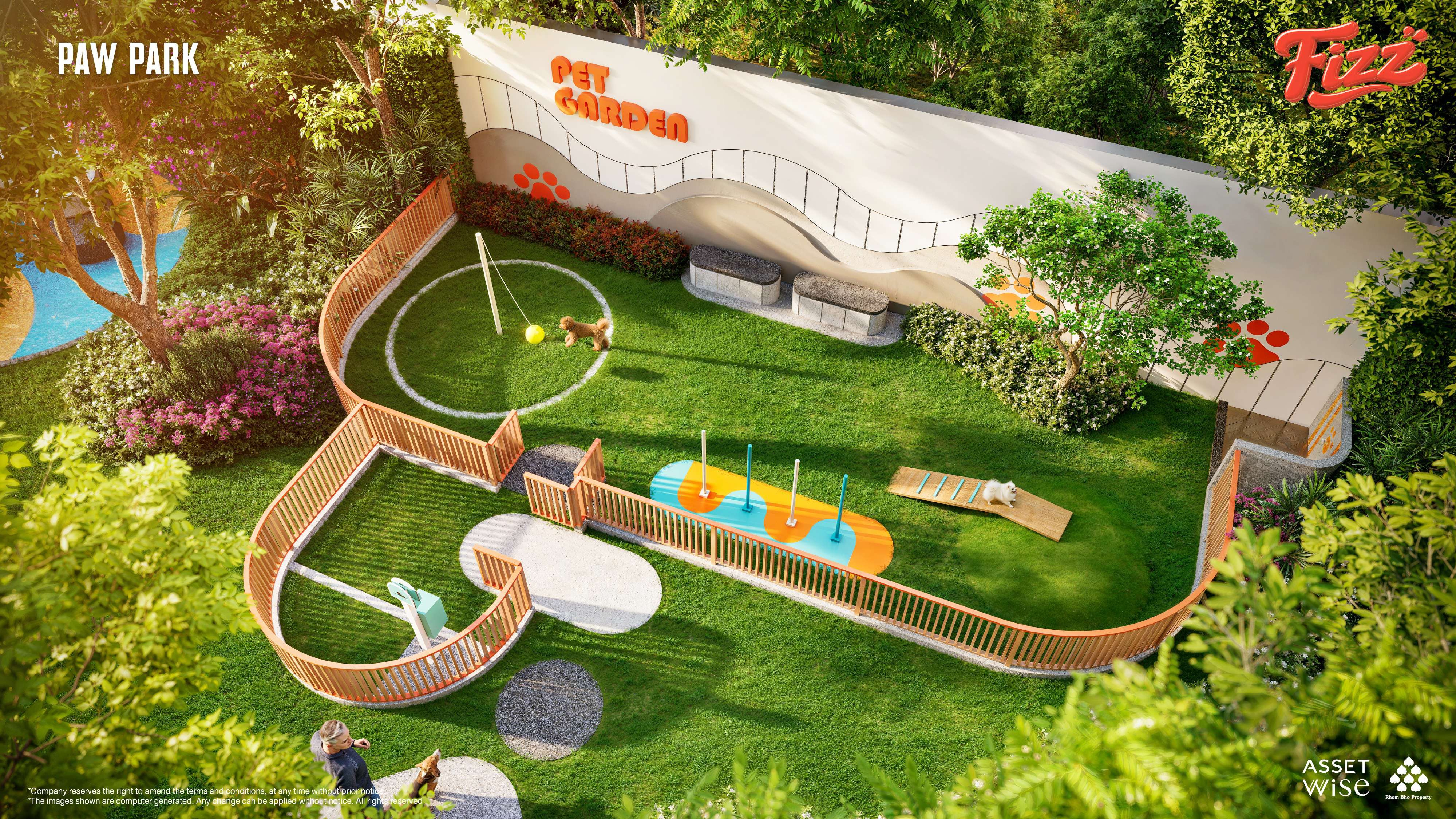 Парковая зона для собак Paw Park