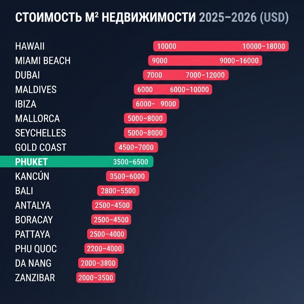 Стоимость м² недвижимости 2025–2026
