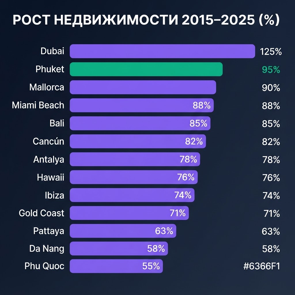 Рост недвижимости 2015–2025