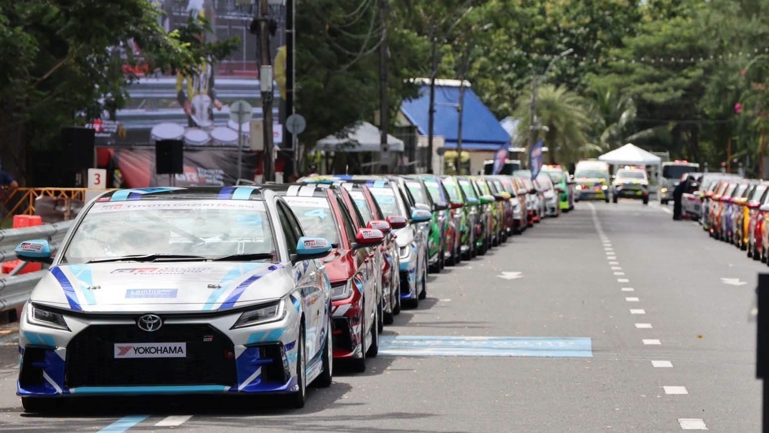 🏁 Toyota Gazoo Racing main race day kicks off at Sapan Hin, Phuket