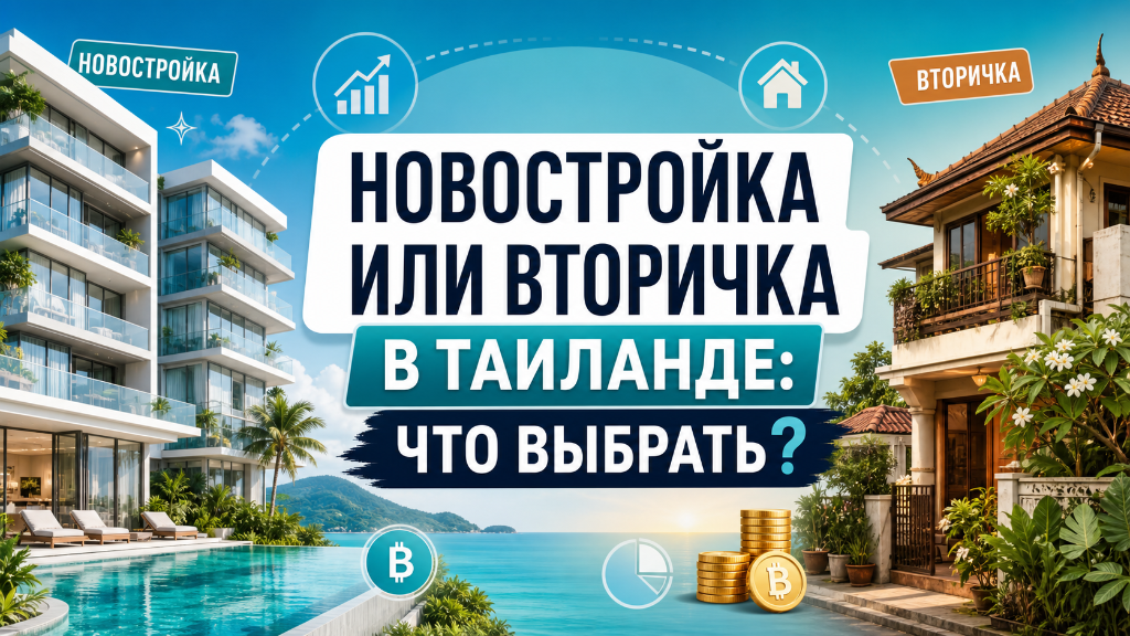 🏠 Новостройка vs Вторичка: что выбрать на Пхукете?