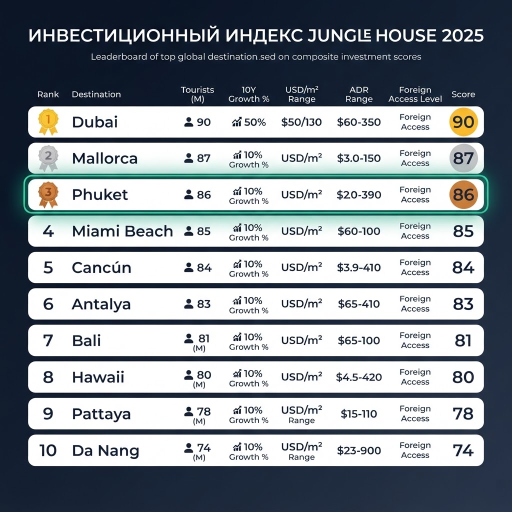 Инвестиционный индекс Jungle House 2025