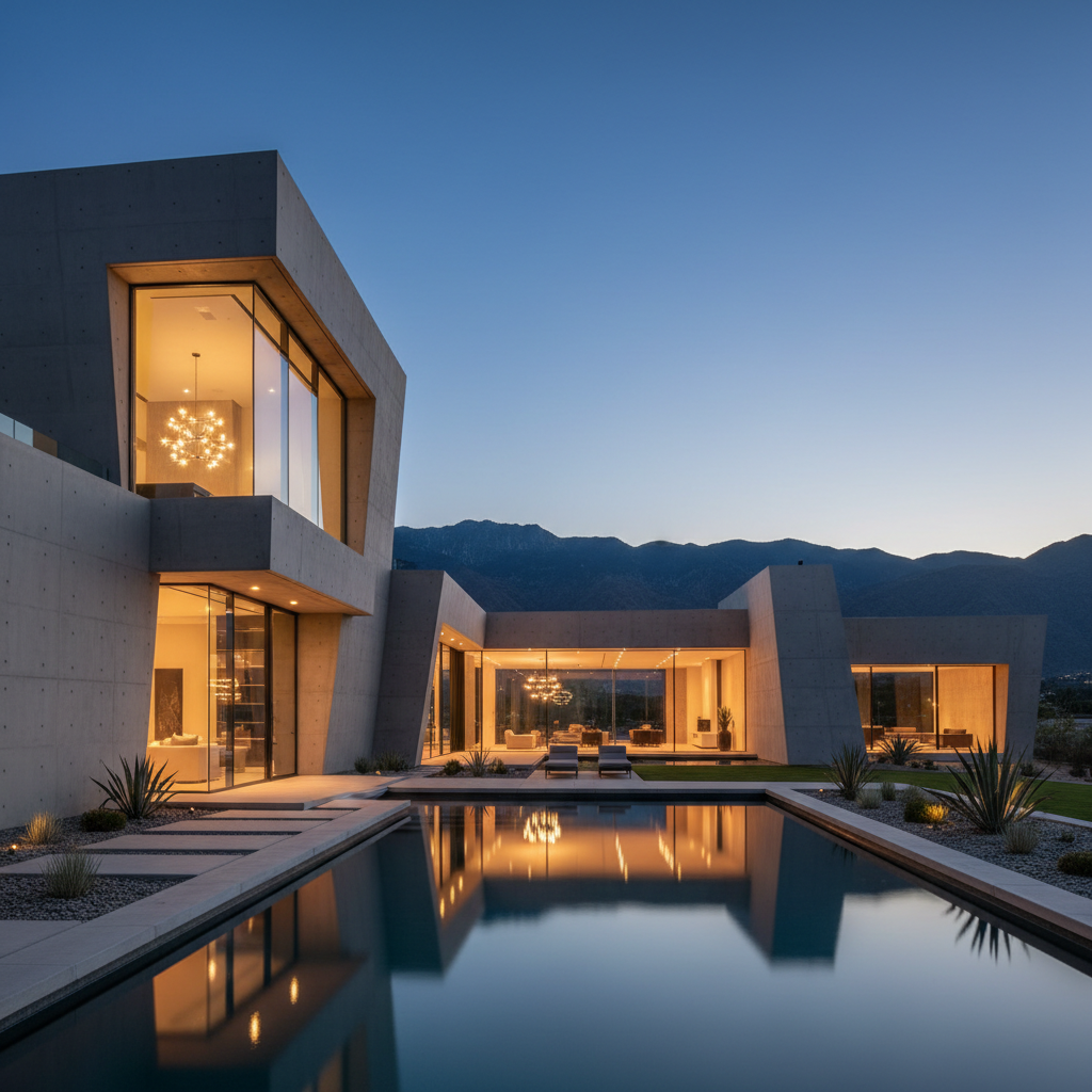 StackHaus fire-resilient concrete home under construction
