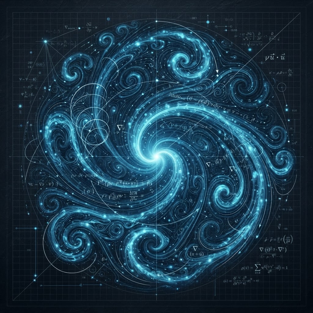 Visualisatie van turbulentie en de Navier-Stokes-vergelijkingen