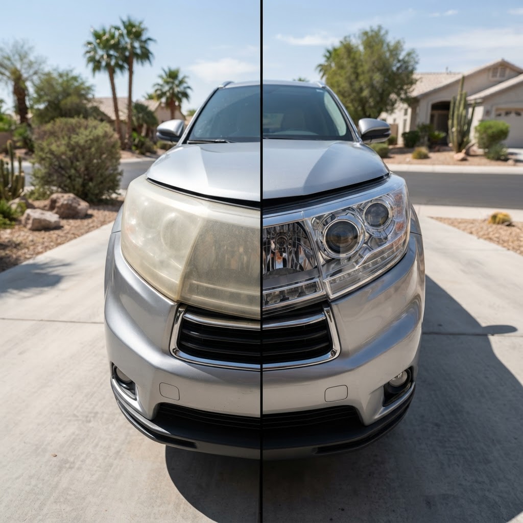 Before & After: Expert Headlight Restoration Las Vegas for Your SUV