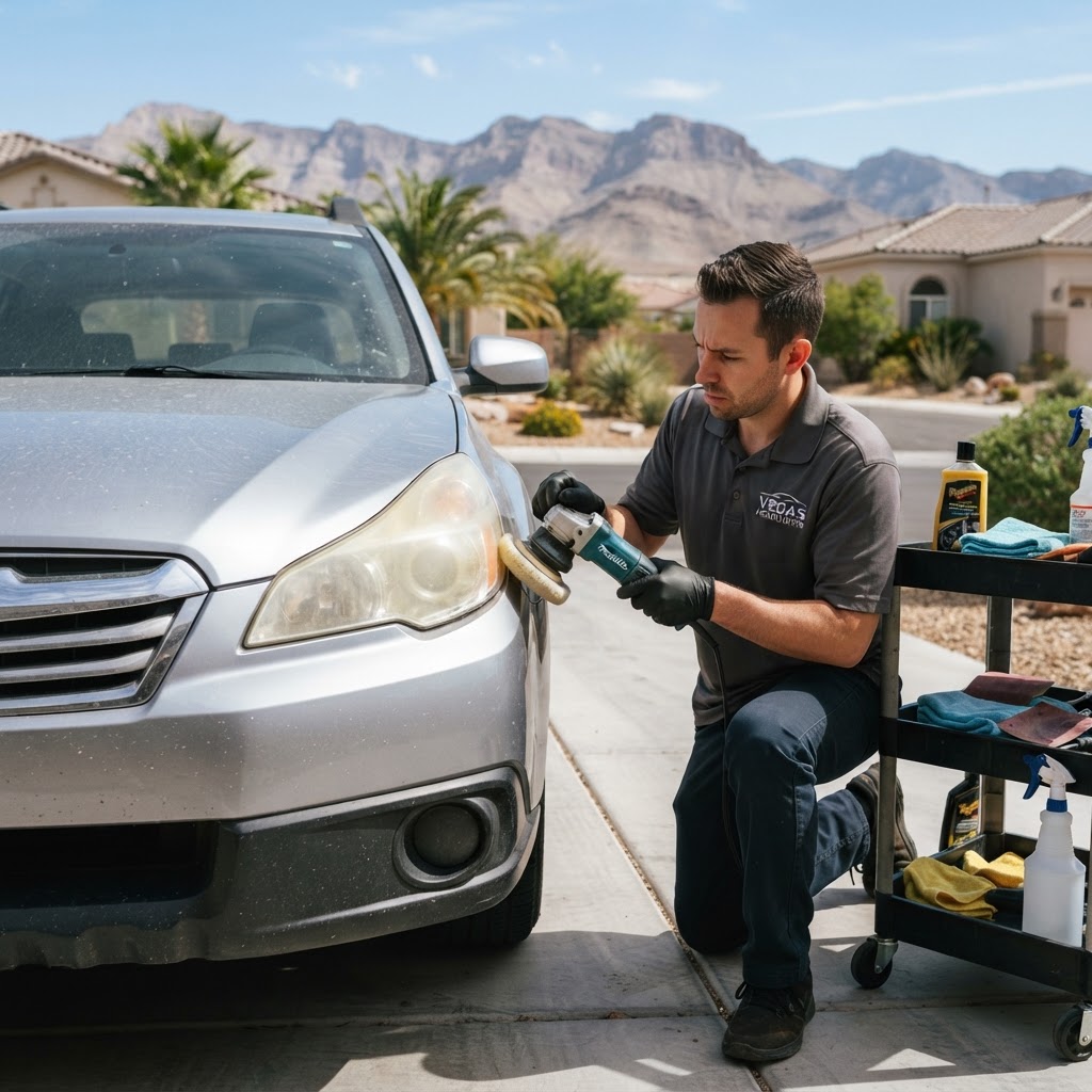 Can Police Ticket You for Foggy Headlights? Headlight Restoration Las Vegas