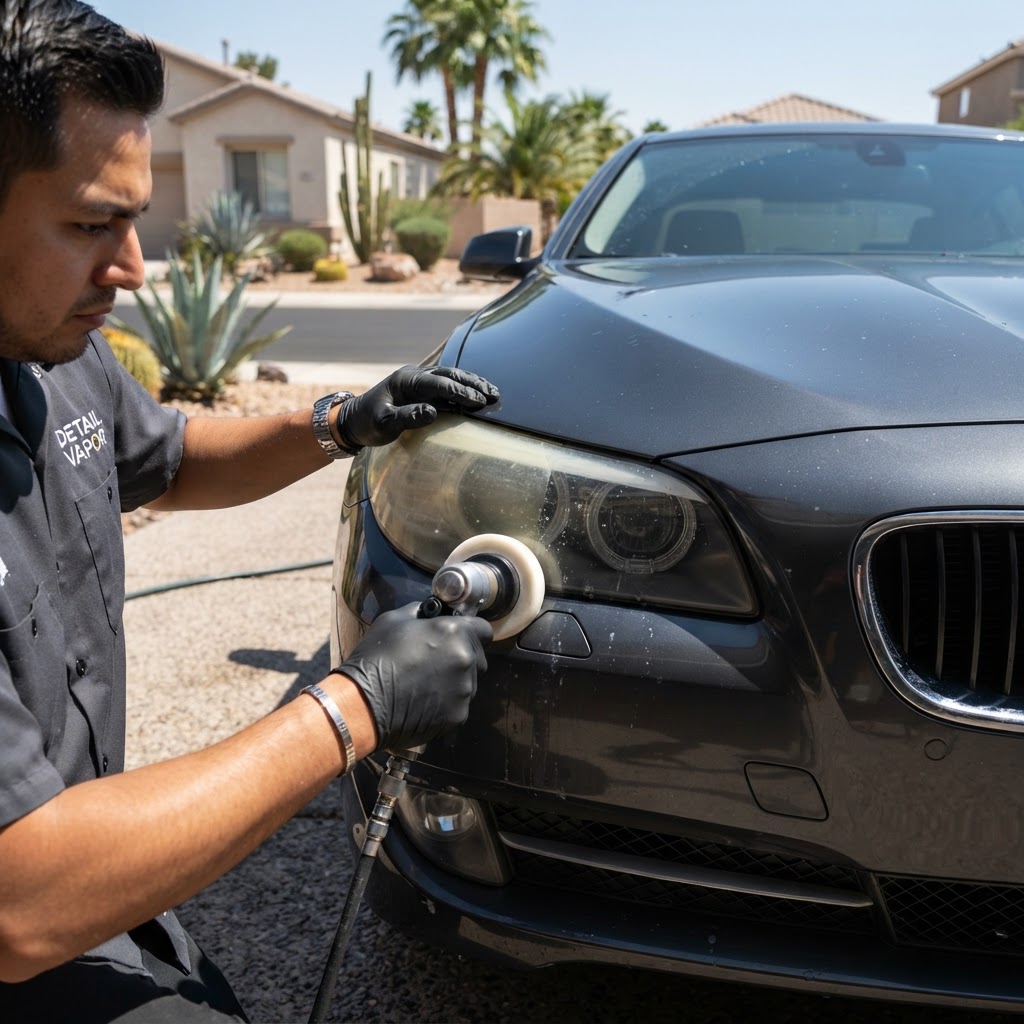 Why Las Vegas Heat Destroys Headlights and How Professional Restoration Helps