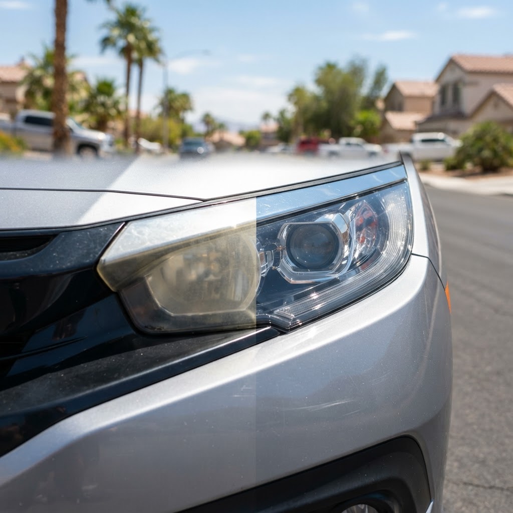 Why You Need Headlight Restoration in Las Vegas for Desert Drivers
