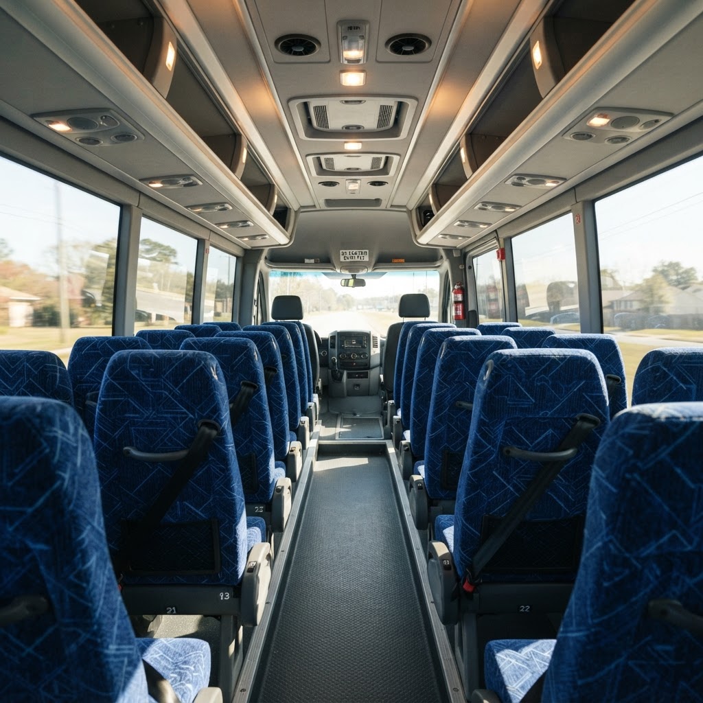 Mercedes-Benz Sprinter Shuttle interior