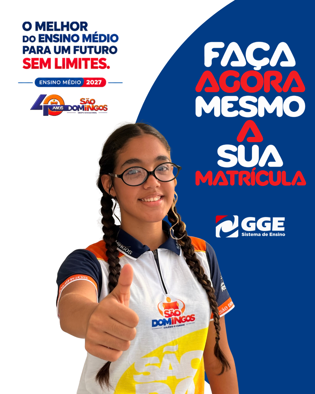 O melhor do Ensino Médio para um futuro sem limites — Ensino Médio 2027.