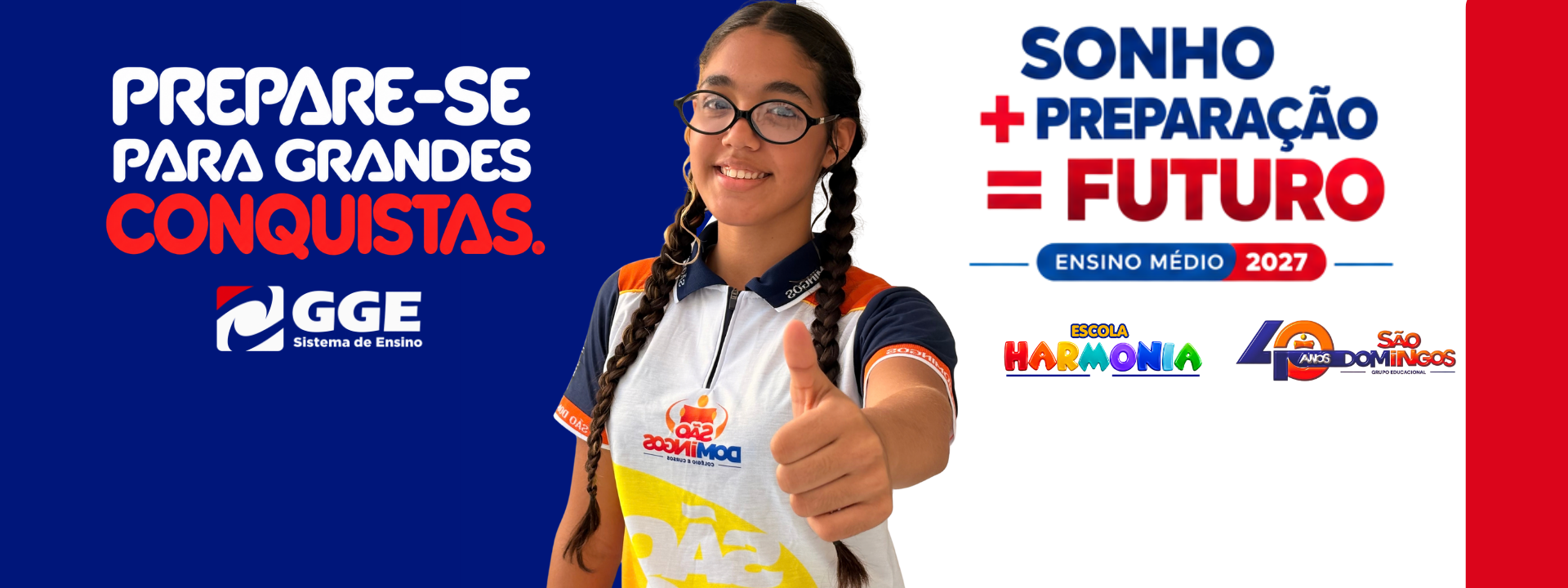 Prepare-se para grandes conquistas — Ensino Médio 2027