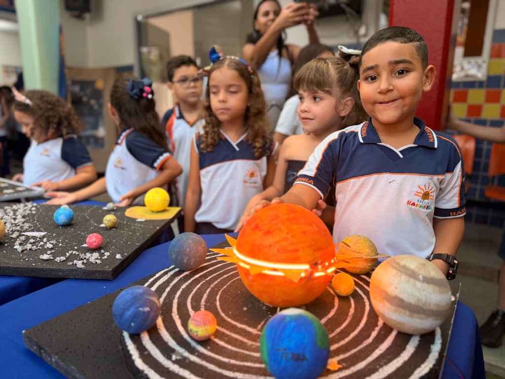 Amostra de Maquetes do Sistema Solar