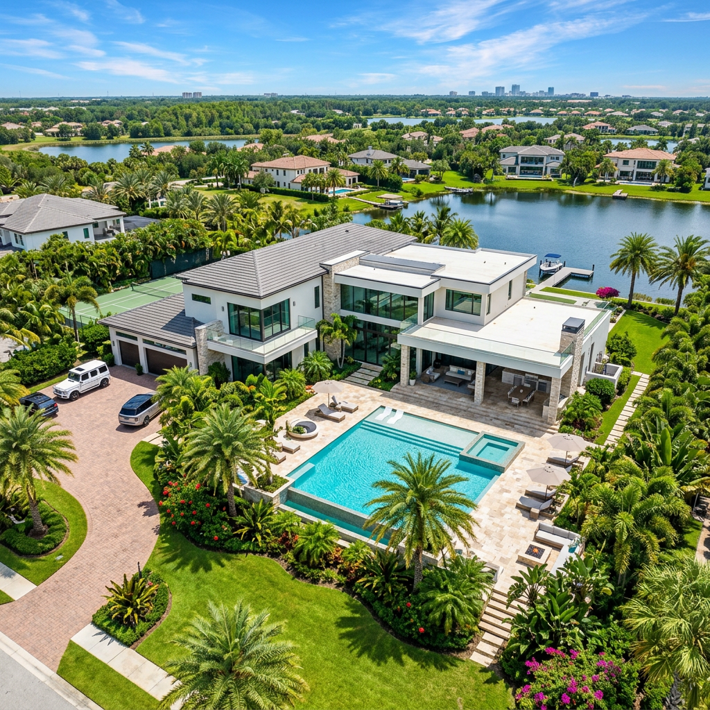 Casa de luxo com piscina em Orlando, Flórida