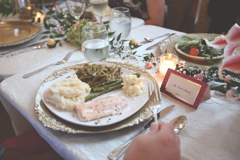 Elegant Candlelit Place Setting
