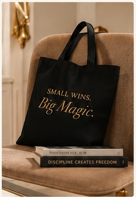 Small Wins. Big Magic. tote