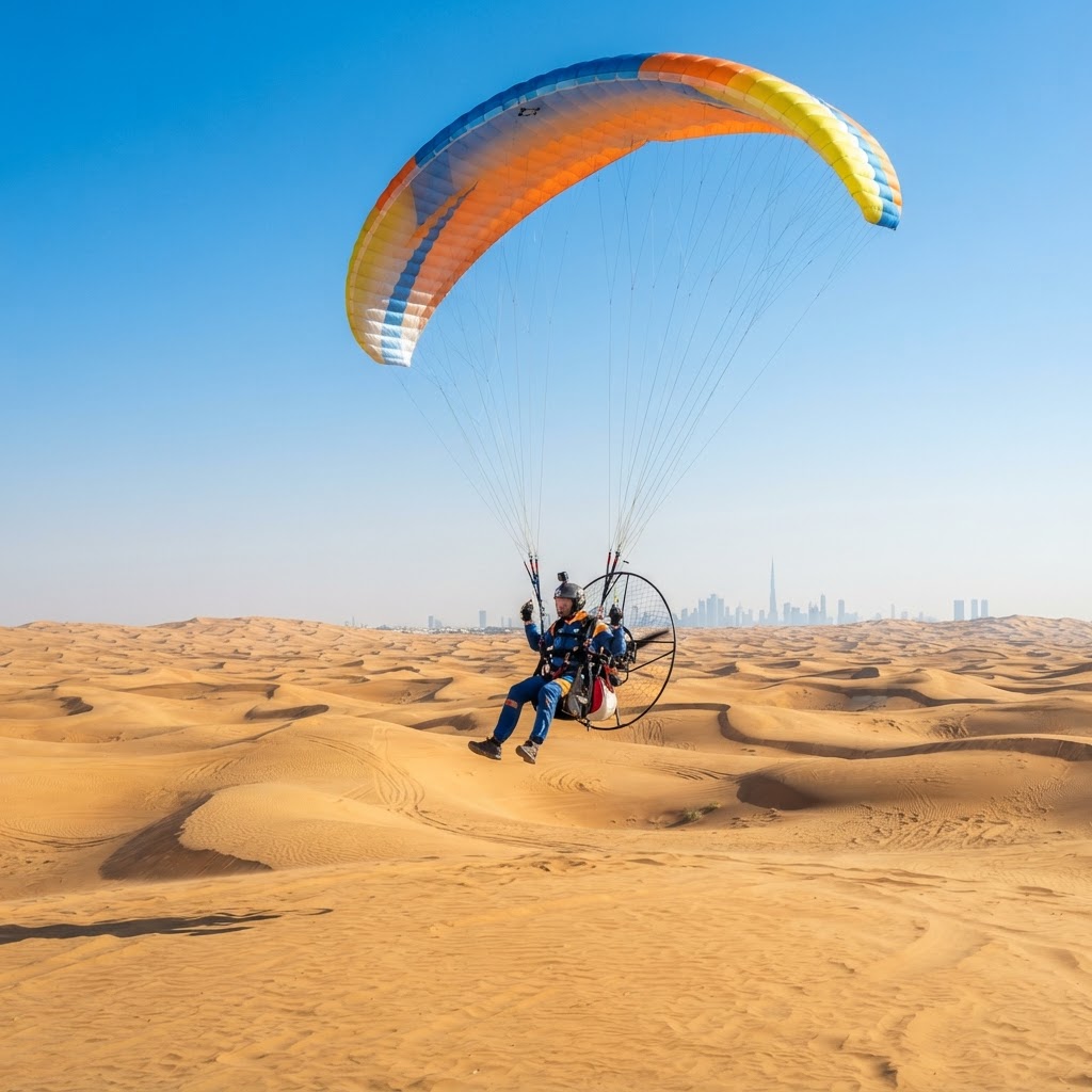 טרקטורון מעופף - Paramotor
