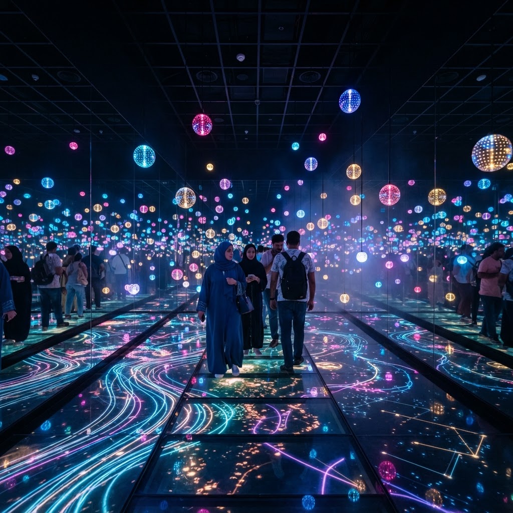 תופעות טים לאב אבו דאבי - TeamLab Phenomena