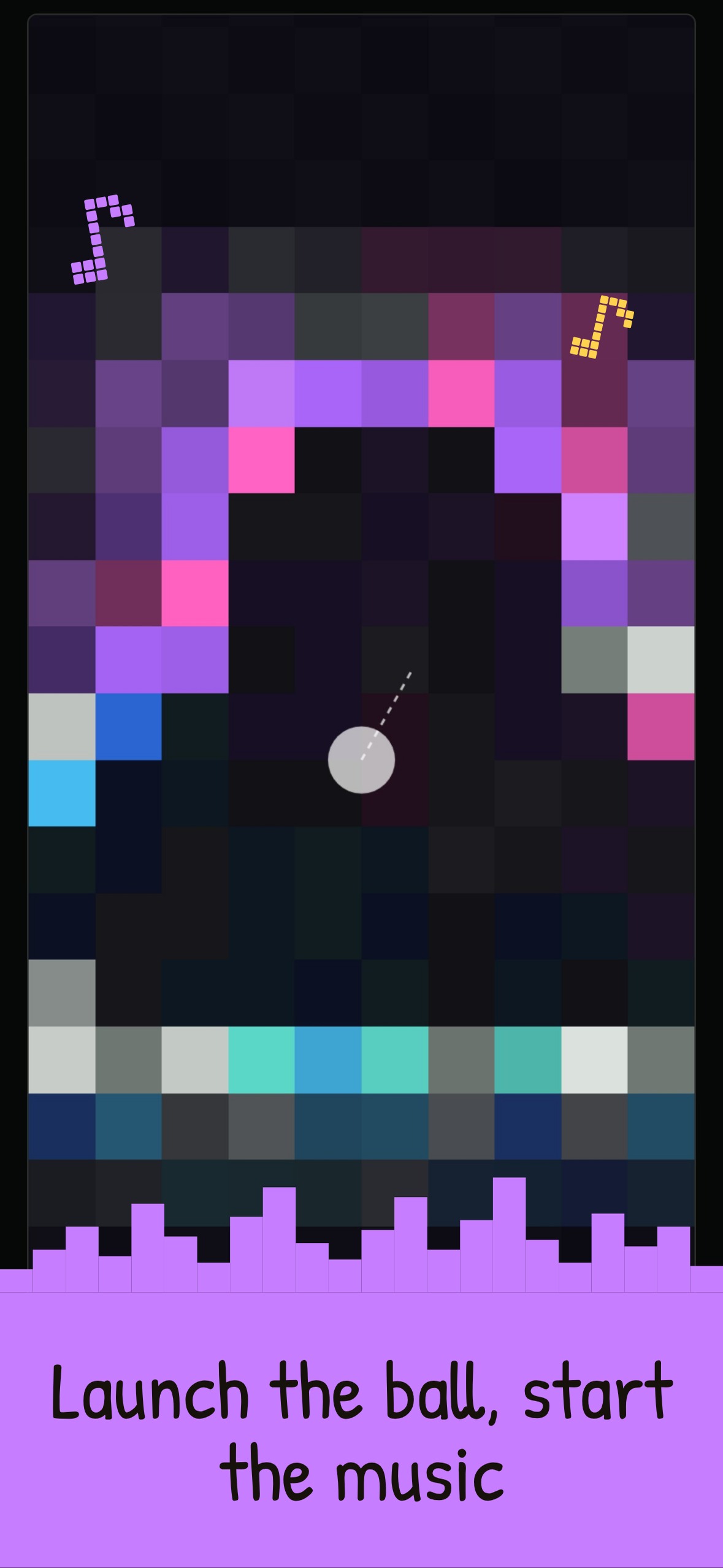 Launch the ball, start the music.