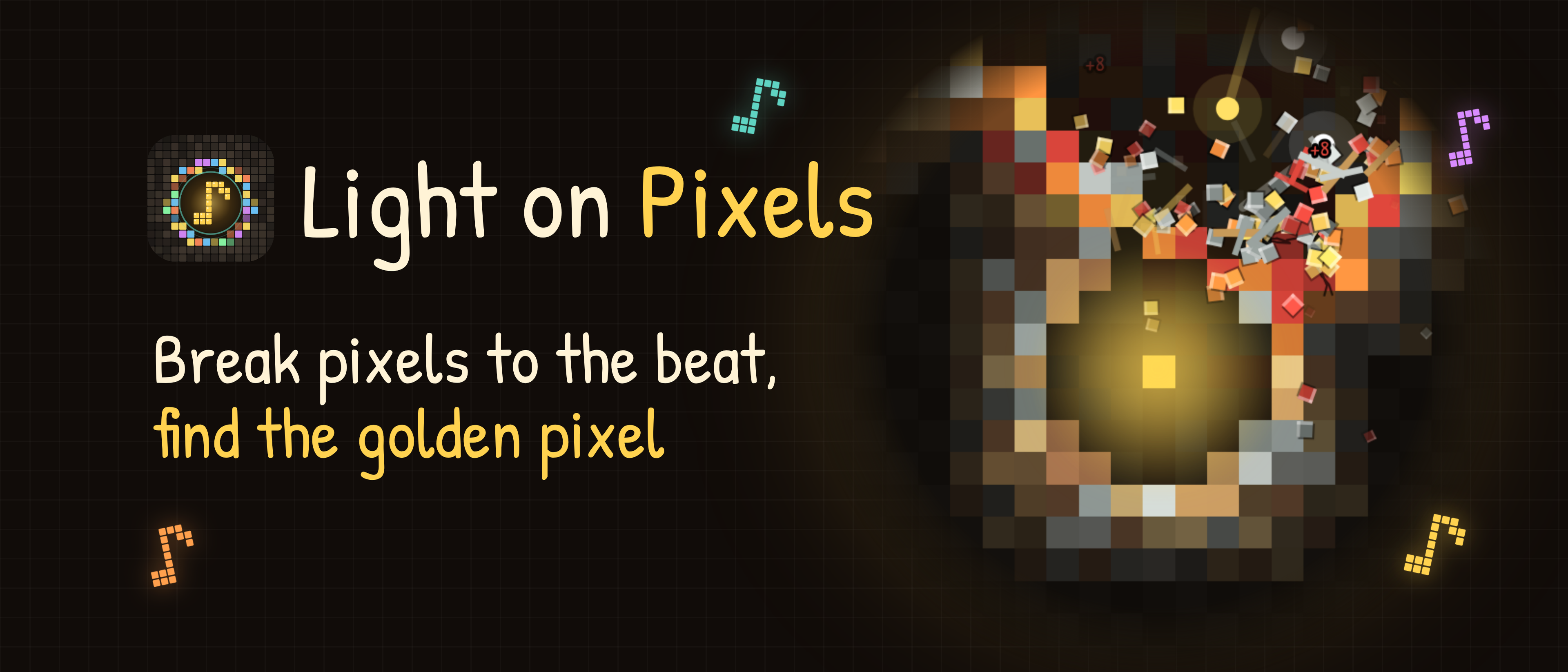 Light on Pixels key art