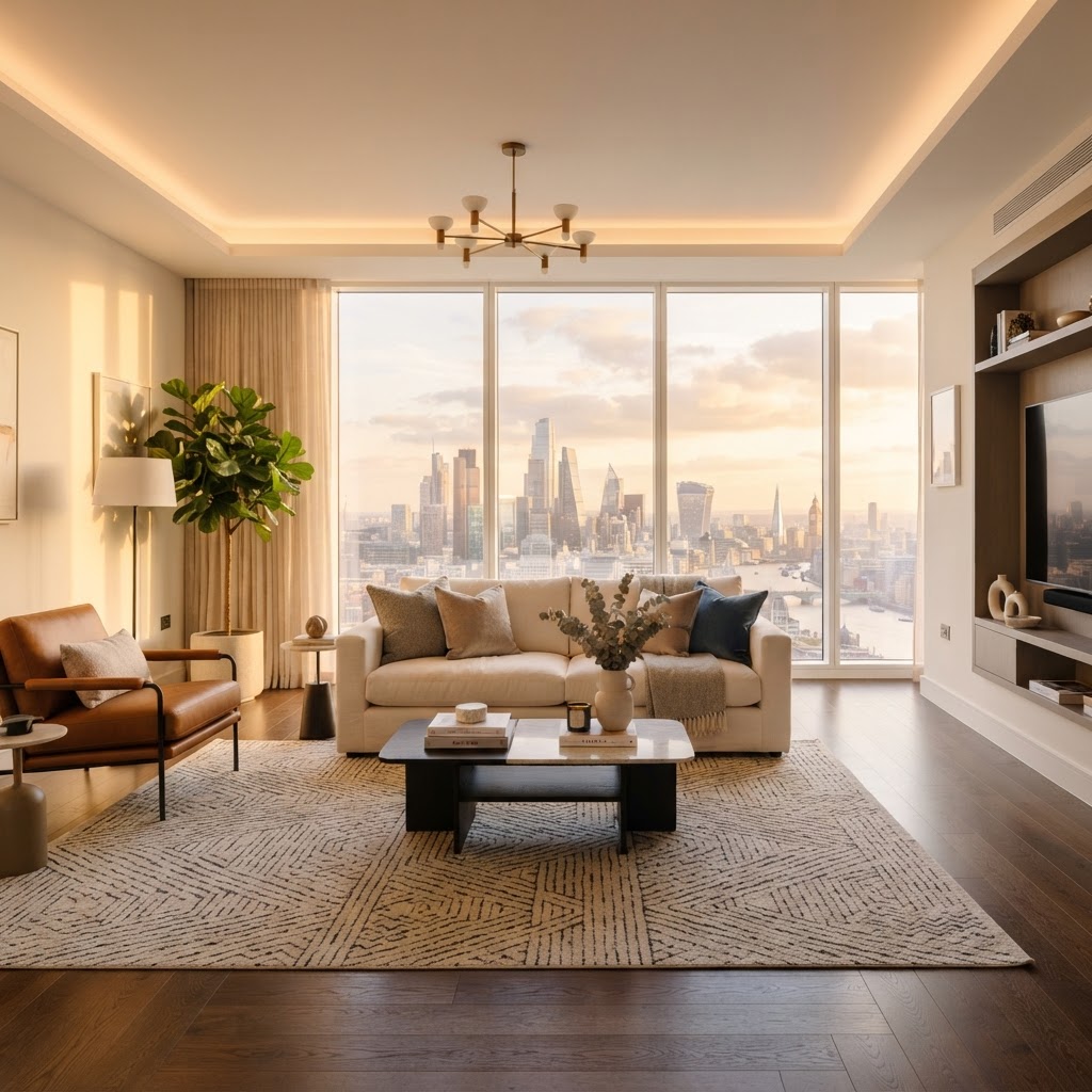 Gráfica y fotos de inmuebles comparando impacto del home staging en el precio y tiempo de venta