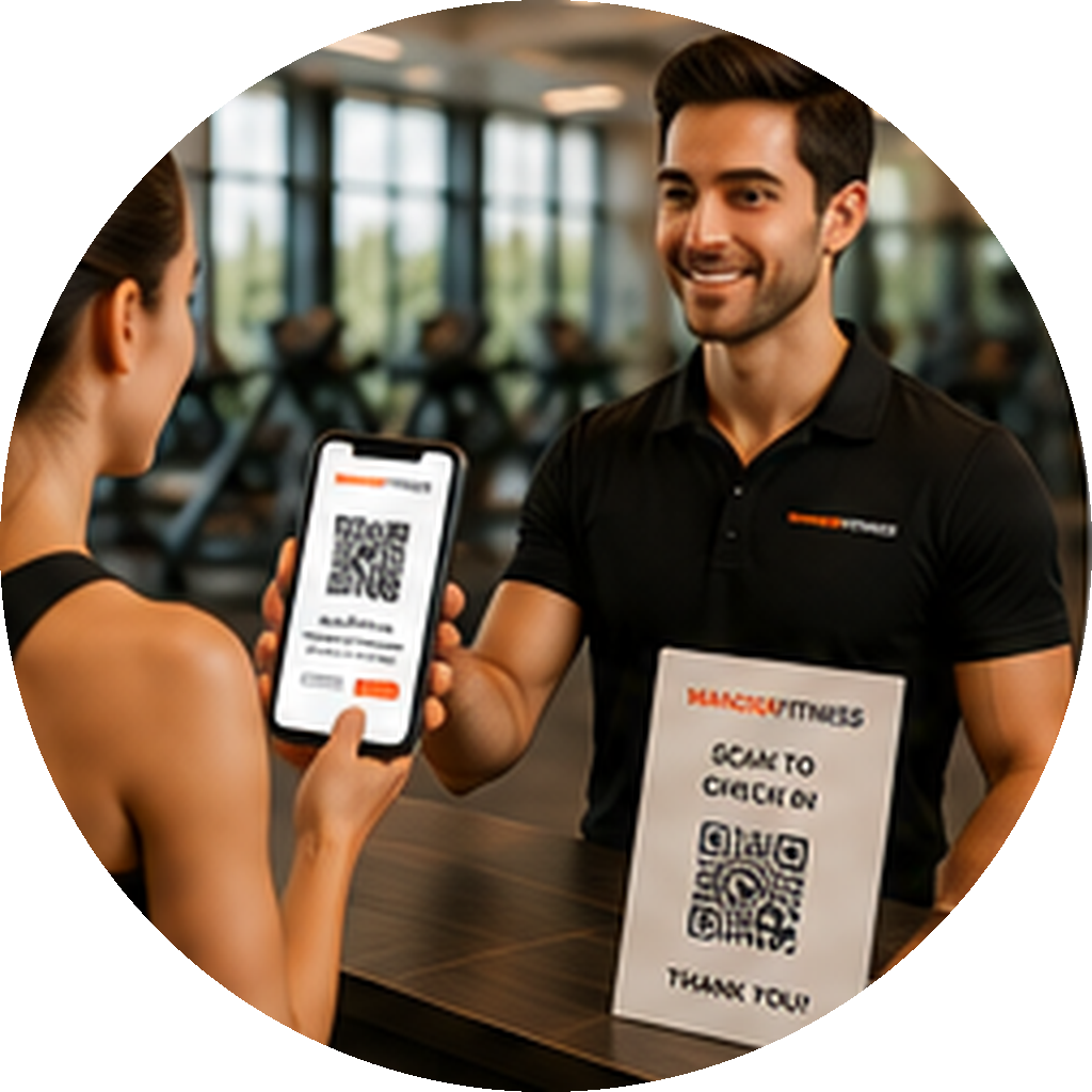 Guest Scans Gym QR