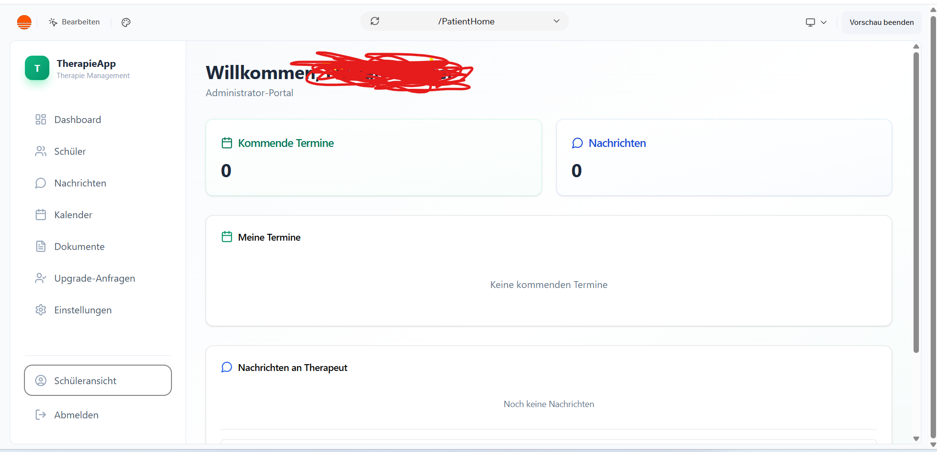terapeut_manager template preview