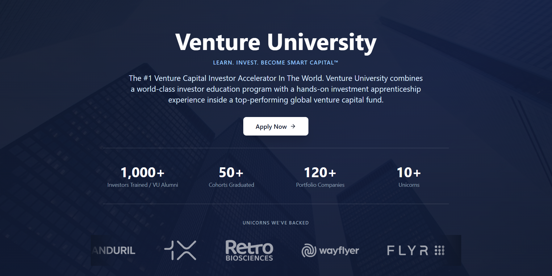 VU Landing Page Template template preview