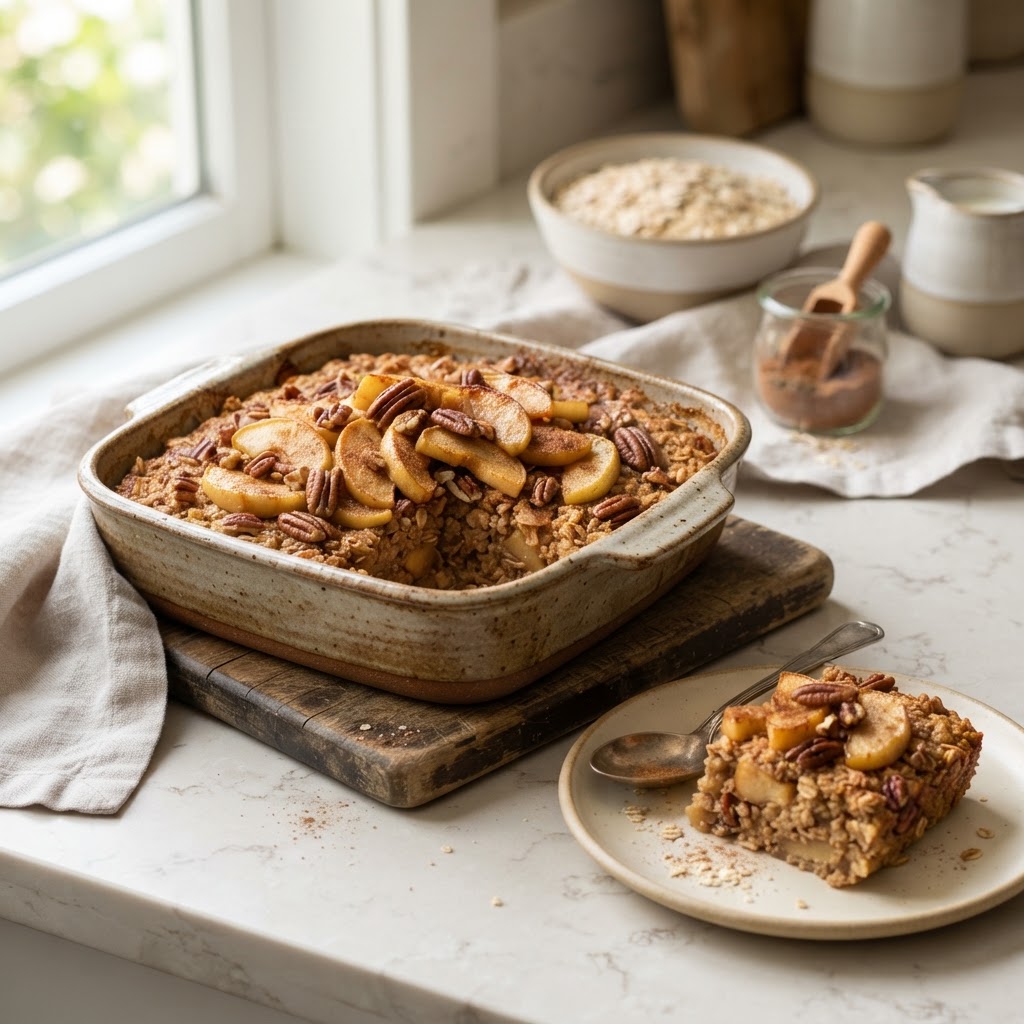 Apple Cinnamon Baked Oatmeal