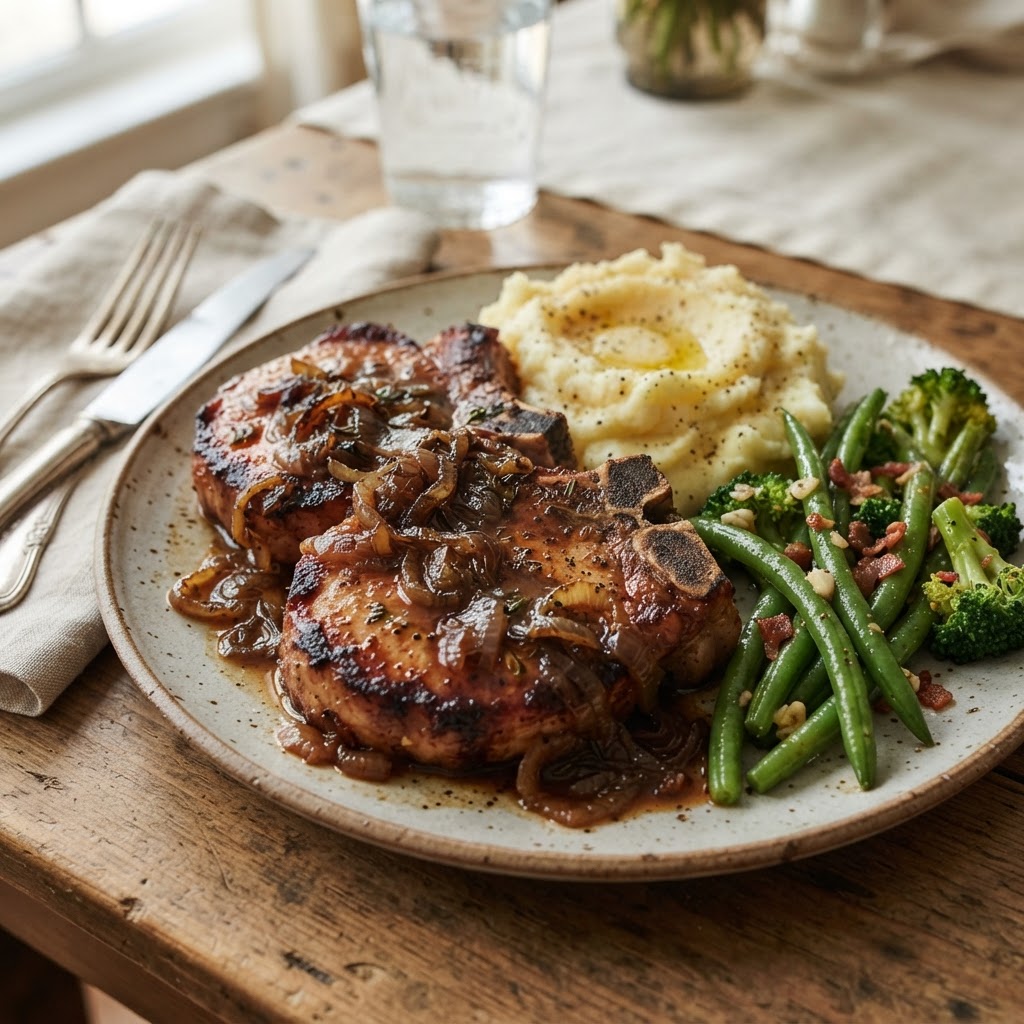Southern Smothered Pork Chops