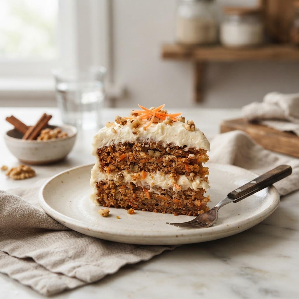 Classic Carrot Cake with Cream Cheese Frosting