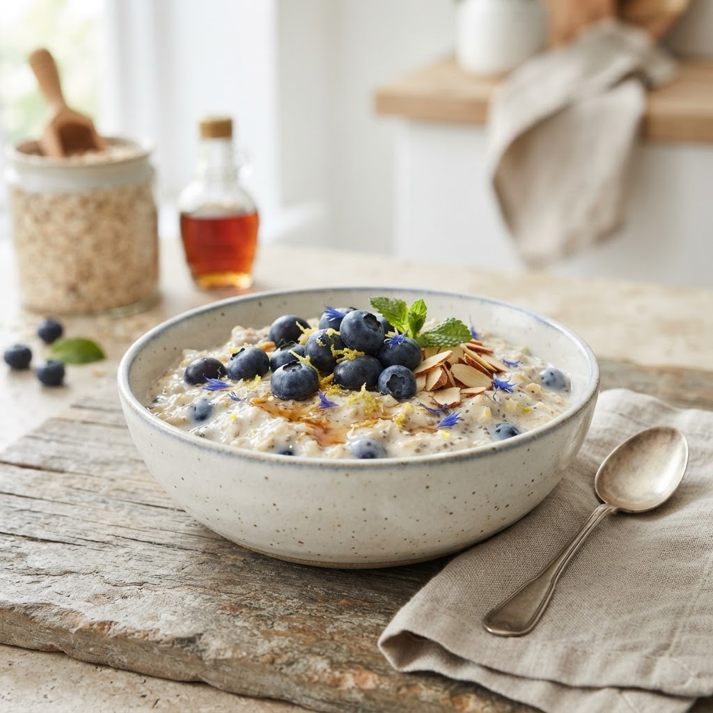 Blueberry-Lemon Overnight Oats