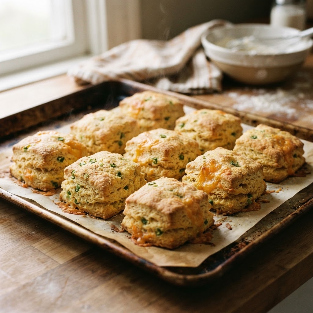 Jalapeño Cheddar Cornmeal Biscuits