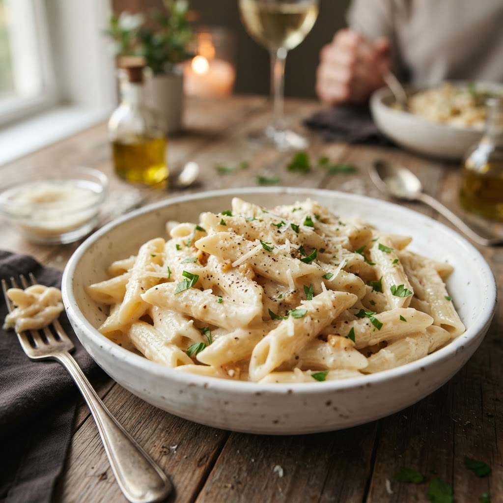 Creamy Garlic Parmesan Sauce