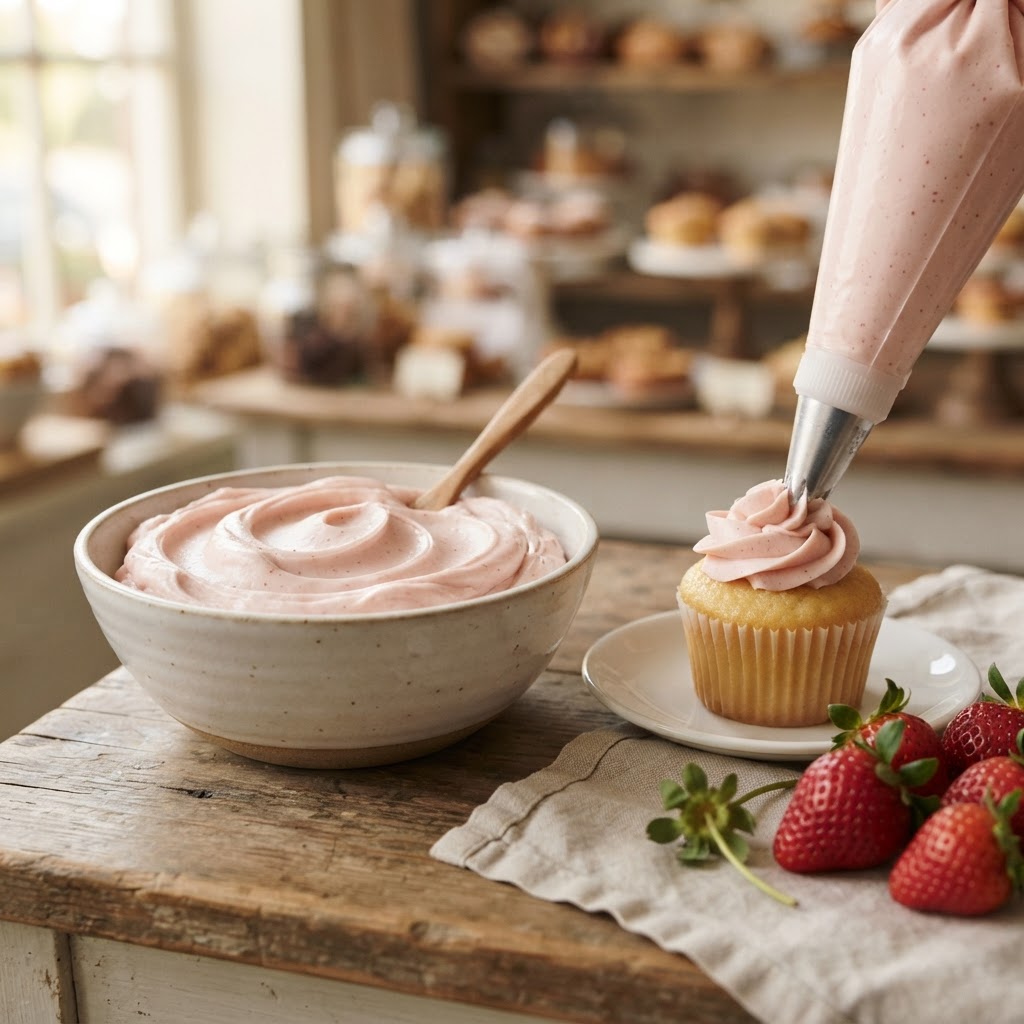 Fresh Strawberry Buttercream