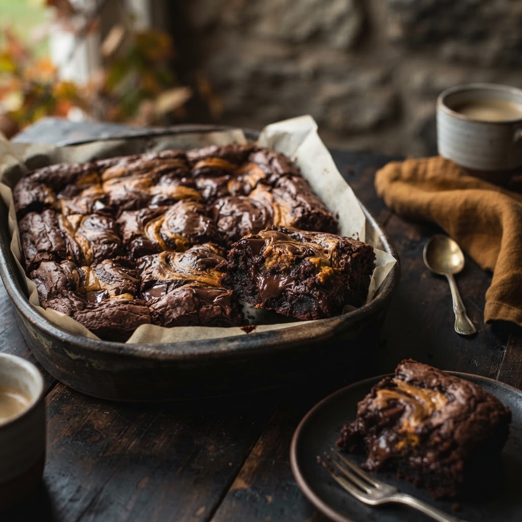 Pumpkin Espresso Brownies