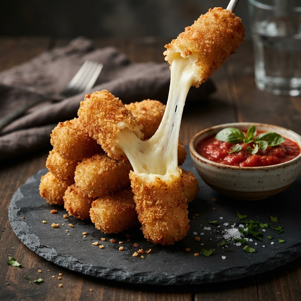 Air Fryer Mozzarella Sticks