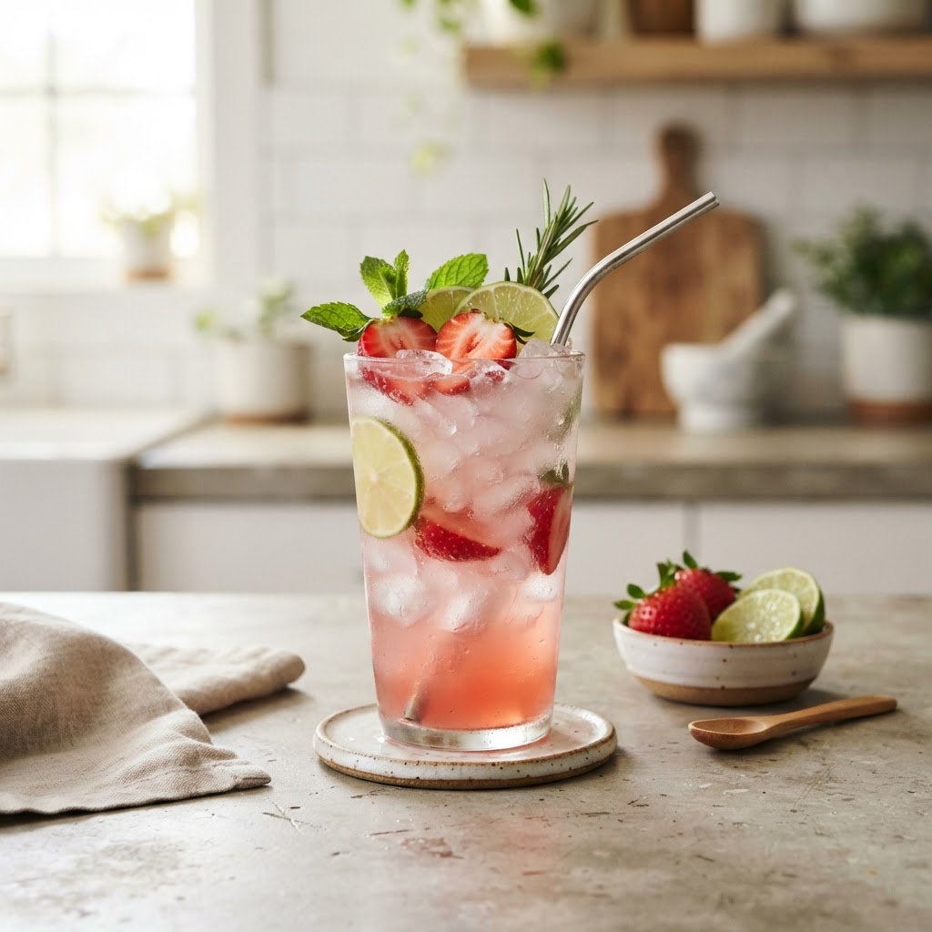 Viral Strawberry Coconut Loaded Water