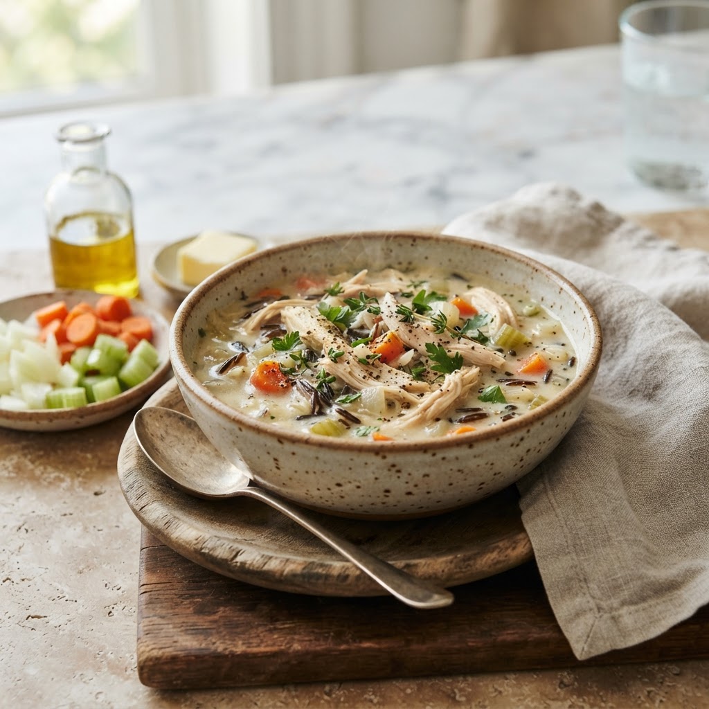Creamy Chicken & Wild Rice Soup