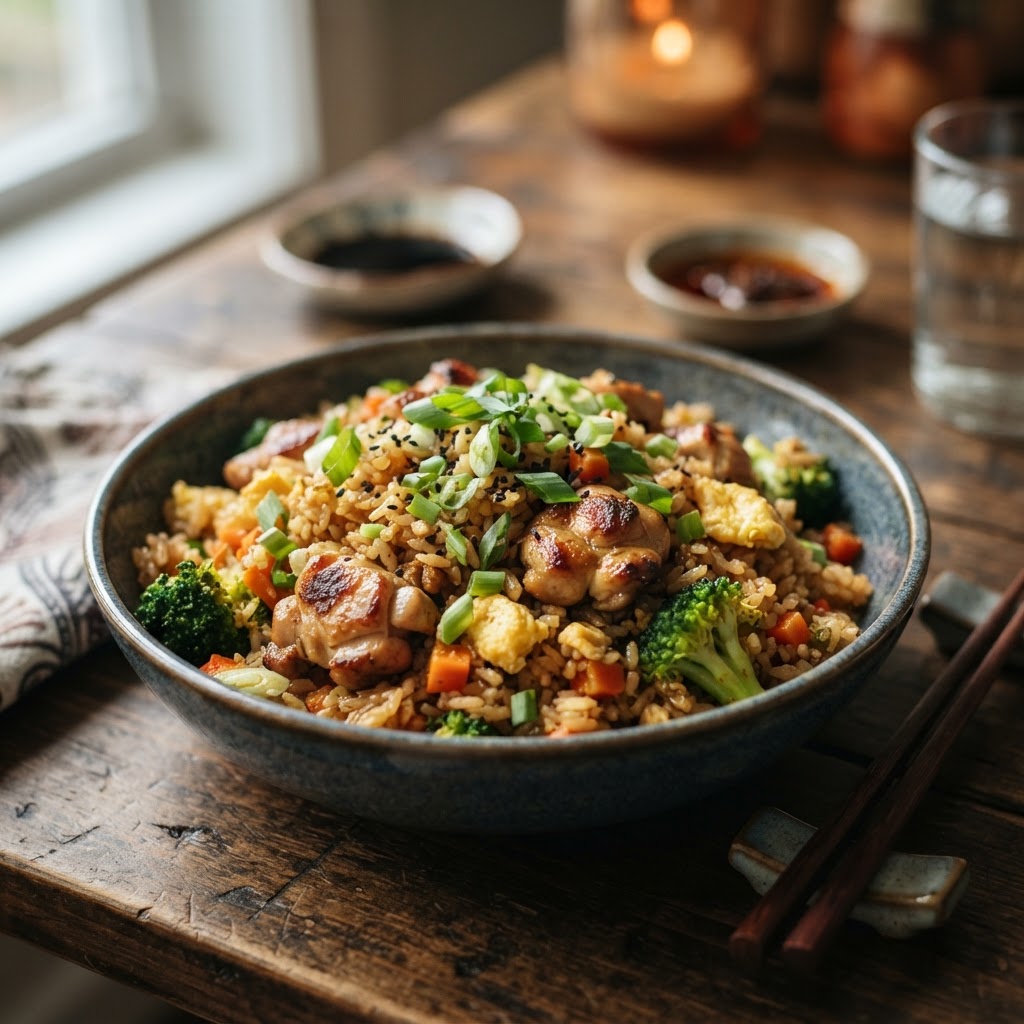 Chicken & Broccoli Fried Rice