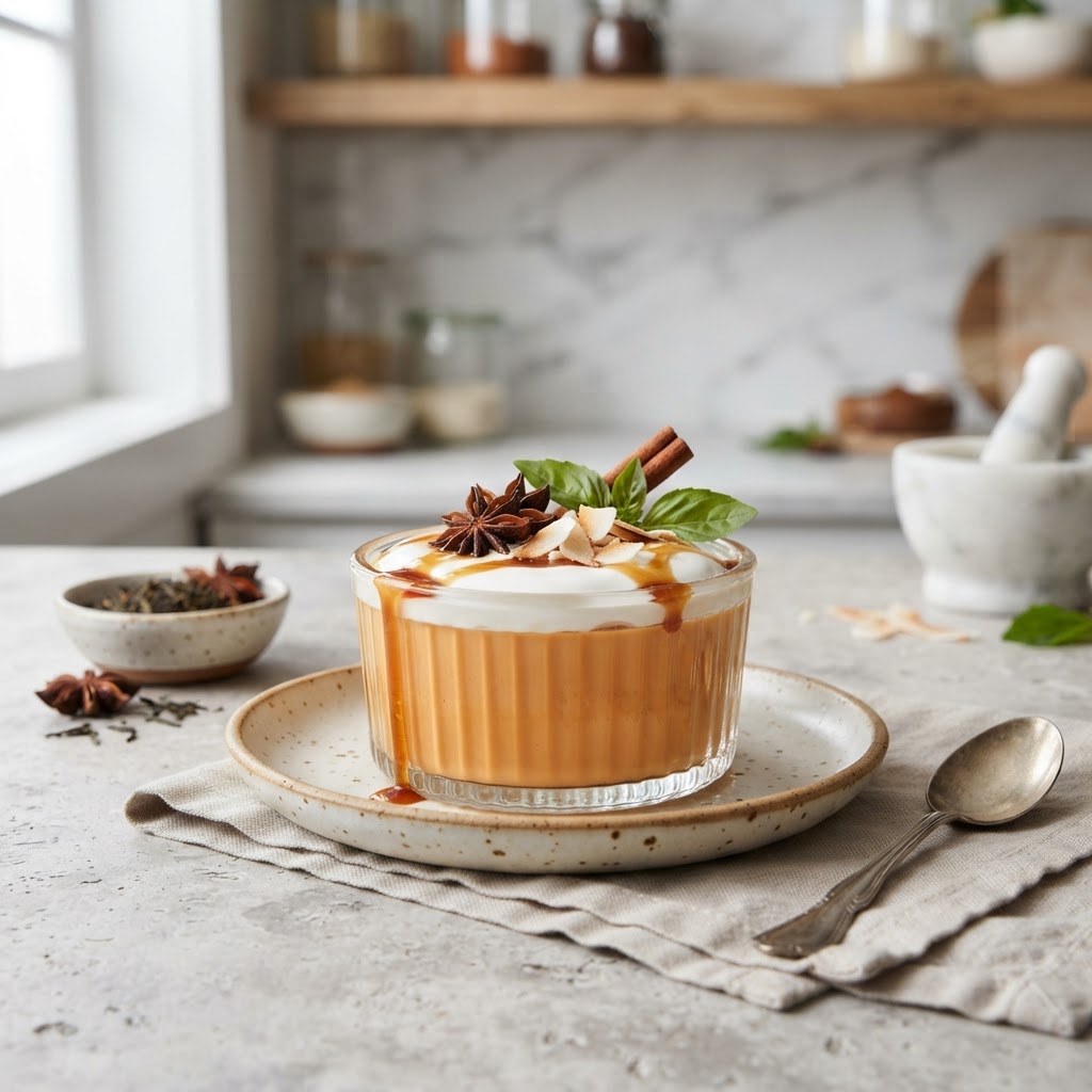 Thai Tea Panna Cotta