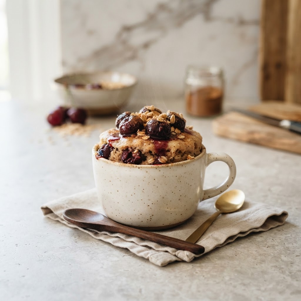 Cherry Mug Cake (cinnamon)