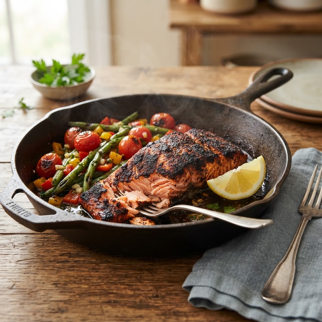 Blackened Cajun Salmon