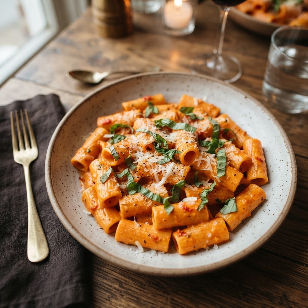 Creamy Roasted Red Pepper Pasta